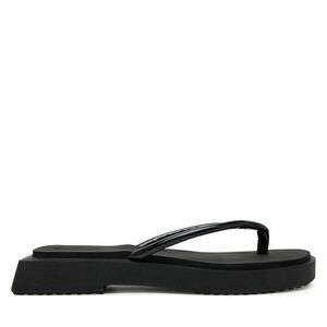 Flip-flops Calvin Klein Jeans Sq Low Wedge Sandal Stitch YW0YW01716 Fekete kép