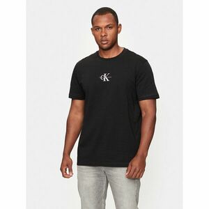 Calvin Klein Jeans Póló Monologo J30J325649 Fekete Regular Fit kép