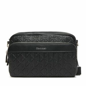 Válltáska Calvin Klein Emblem Emboss Camera Bag LV04D3203G Fekete kép