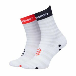 Rövid zoknik Compressport Pro Racing Socks v4.0 Ultralight Run Low XU00051B Fehér kép