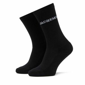 Hosszú zoknik JACQUEMUS 21H213AC003-5000 Fekete kép