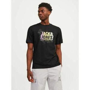 Jack & Jones Póló Map 12257908 Fekete Regular Fit kép