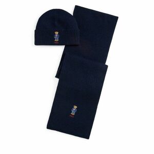 Sál és sapka szett Polo Ralph Lauren 449P02050002 Sötétkék kép
