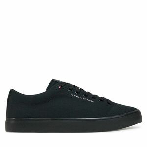 Teniszcipő Tommy Hilfiger Hi Vulc Low Core Canvas FM0FM05396 Fekete kép