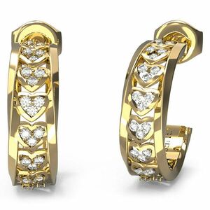 Fülbevaló Guess JUBE04 603JW Arany kép