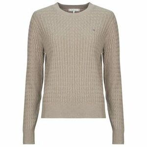 Pulóverek Tommy Hilfiger CO CABLE FINE GG C-NK LS SWT kép