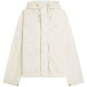 Dzsekik Fred Perry Cropped Ripstop Parka Ecru kép