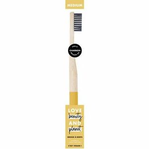 Testápolási kiegészítők Love Beauty & Planet Bamboo Charcoal Toothbrush - Medium kép