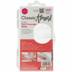 Manikűr szett Asp Faux-ongles Ultra Clear Classic Almond kép