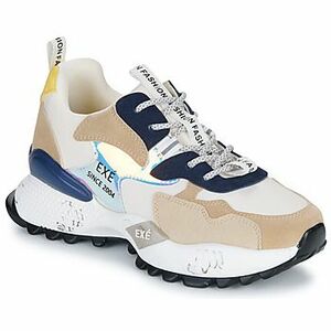 Rövid szárú edzőcipők Exé Shoes 19V03-1-PU-BEIGE-BLACK kép