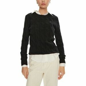 Pulóverek Tommy Hilfiger SOFT WOOL CABLE C-NK WW0WW43586 kép