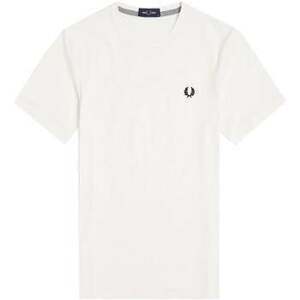 Pólók / Galléros Pólók Fred Perry Crew Neck T-Shirt Snow White kép