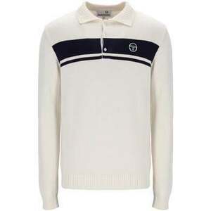 Hosszú ujjú galléros pólók Sergio Tacchini Damarindo Knitted Polo Gardenia/Maritime Blue kép