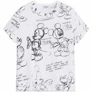 Rövid ujjú pólók Desigual TS_MICKEY SKETCH 25WWTK03 kép