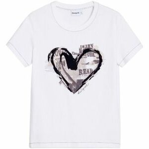 Rövid ujjú pólók Desigual TS_LETTER CORE 25WWTK04 kép