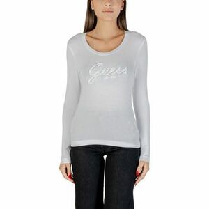 Hosszú ujjú pólók Guess CN LS EMBRO SCRIPT LOGO TEE W5YI26 J1314 kép