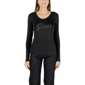 Hosszú ujjú pólók Guess CN LS EMBRO SCRIPT LOGO TEE W5YI26 J1314 kép
