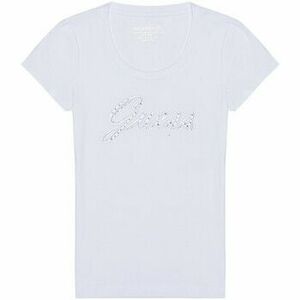 Rövid ujjú pólók Guess CN SS EMBRO SCRIPT LOGO TEE W5YI46 J1314 kép