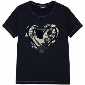 Rövid ujjú pólók Desigual TS_LETTER CORE 25WWTK04 kép