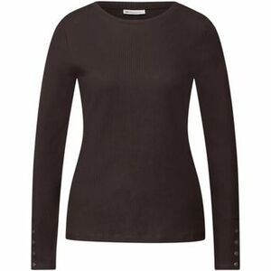 Hosszú ujjú pólók Street One Rib shirt w.buttons at cuffs 323988 kép