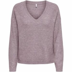 Pulóverek Only Onlarizona Ls Sequins V-Neck Pul Knt 15358452 kép
