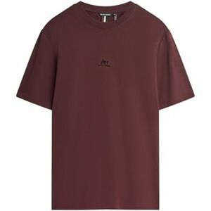 Rövid ujjú pólók Antony Morato RELAXED WITH RUBBER FLOCK LOGO PRINT MMKS02549-FA100258 kép