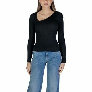 Pulóverek Vila VINELLY L/S NECK DETAIL KNIT TOP/PB 14103386 kép