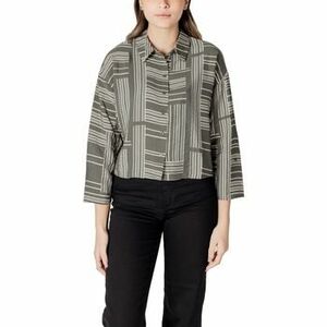 Ingek / Blúzok Jacqueline De Yong JDYTROYA LIFE 7/8 SHORT SHIRT WVN DIA 15338782 kép