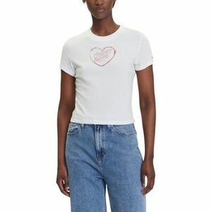 Rövid ujjú pólók Tommy Hilfiger TJW SLIM SH HEART TE DW0DW21390 kép