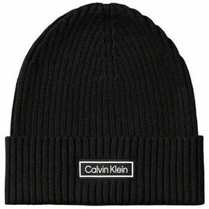 Sapkák Calvin Klein Jeans PATCH CHUNKY RIB COTTON BEANIE LV04D8053G kép
