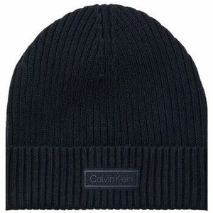 Sapkák Calvin Klein Jeans PATCH CHUNKY RIB COTTON BEANIE LV04D8053G kép