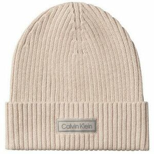 Sapkák Calvin Klein Jeans PATCH CHUNKY RIB COTTON BEANIE LV04D8053G kép