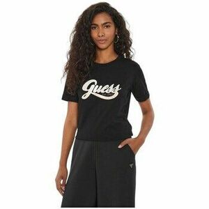 Rövid ujjú pólók Guess W4YI09JA914JBLK kép