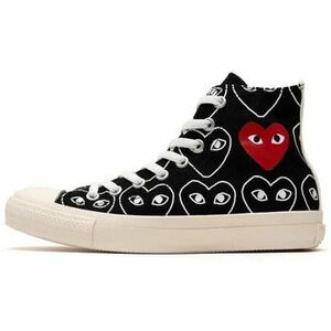Divat edzőcipők Comme Des Garcons Converse Black Heart Print kép