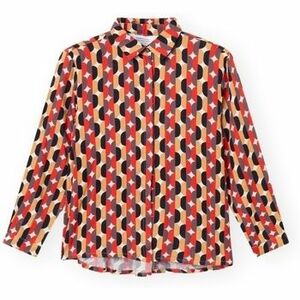 Blúzok Compania Fantastica COMPAÑAI FANTÁSTICA Shirt 43005 - Geometric 4 kép