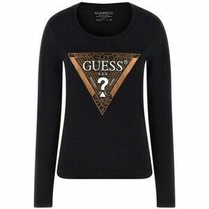 Hosszú ujjú pólók Guess W5BI75J1314JBLK kép