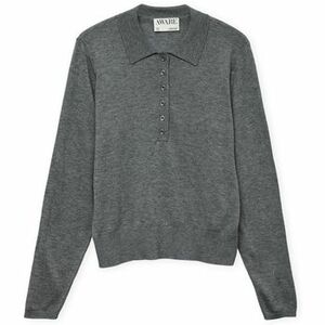 Hosszú ujjú galléros pólók Aware Noos Sikita Polo Shirt - Medium Grey Melange kép