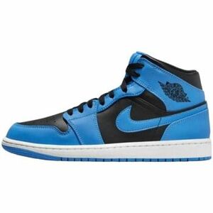 Magas szárú edzőcipők Nike 1 Mid University Blue Black kép