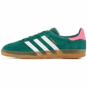 Rövid szárú edzőcipők adidas Gazelle Indoor Collegiate Green Lucid Pink kép