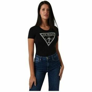 Rövid ujjú pólók Guess W5RI11J1314JBLK kép