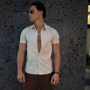 Rövid ujjú ingek THEAD. BRUCE kép