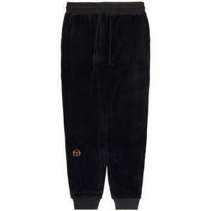 Futónadrágok / Melegítők Sergio Tacchini Court Velour Track Pant Joggers Black kép