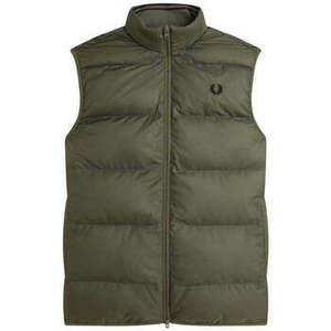 Mellények / Kardigánok Fred Perry Insulated Padded Gilet Laurel Wreath Green kép
