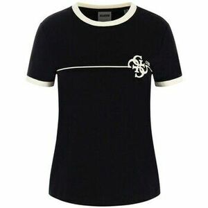 Rövid ujjú pólók Guess V5YI01J1314JBLK kép