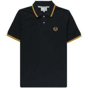 Rövid ujjú galléros pólók Sergio Tacchini 020 Twin Tipped Polo Shirt Black/Old Gold kép