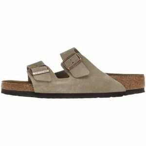 Papucsok BIRKENSTOCK Arizona Soft Assise plantaire Suede Taupe kép