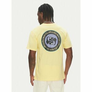 Quiksilver Póló Circle Back Ss EQYZT08054 Sárga Regular Fit kép