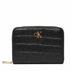 Pénztárca Calvin Klein Ck Croc Medium Flap Zip Around LV04F1095G Fekete kép