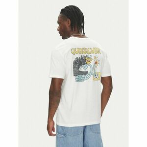 Quiksilver Póló Ev Disconnect Effects EQYZT08049 Fehér Regular Fit kép
