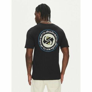Quiksilver Póló Circle Back Ss EQYZT08054 Fekete Regular Fit kép